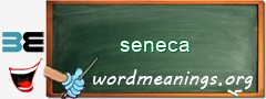 WordMeaning blackboard for seneca